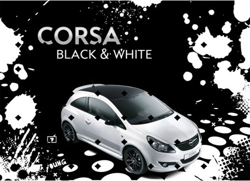 Opel Corsa Black and White - снова в продаже!
