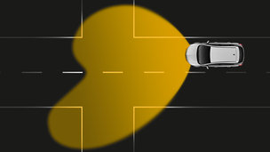 Opel Astra Седан – режим «Город» - регулировка направления и силы световых лучей фар