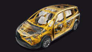 New Opel Zafira Tourer - Structured for Safety